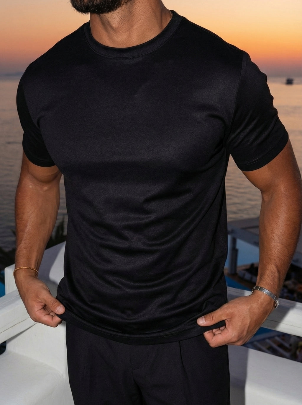 The Essential Tee Jet Black
