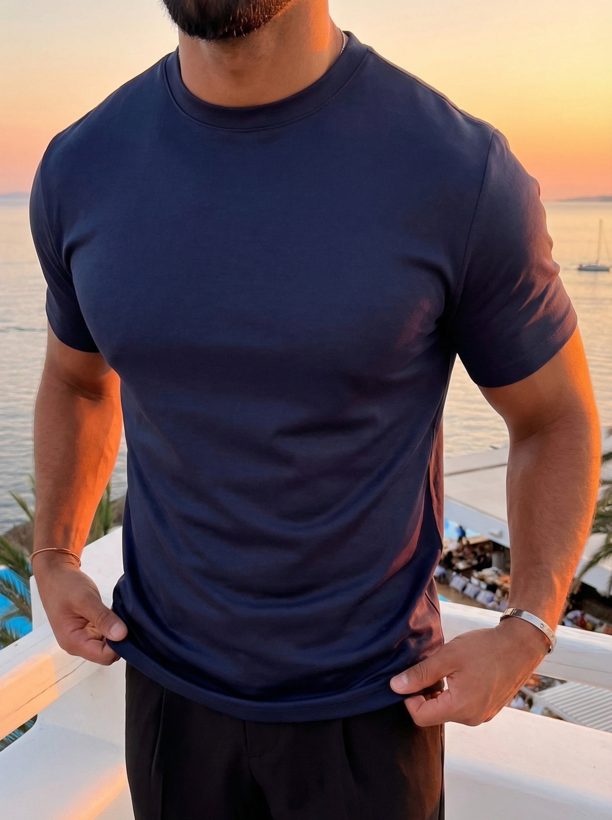 The Essential Tee Midnight Blue