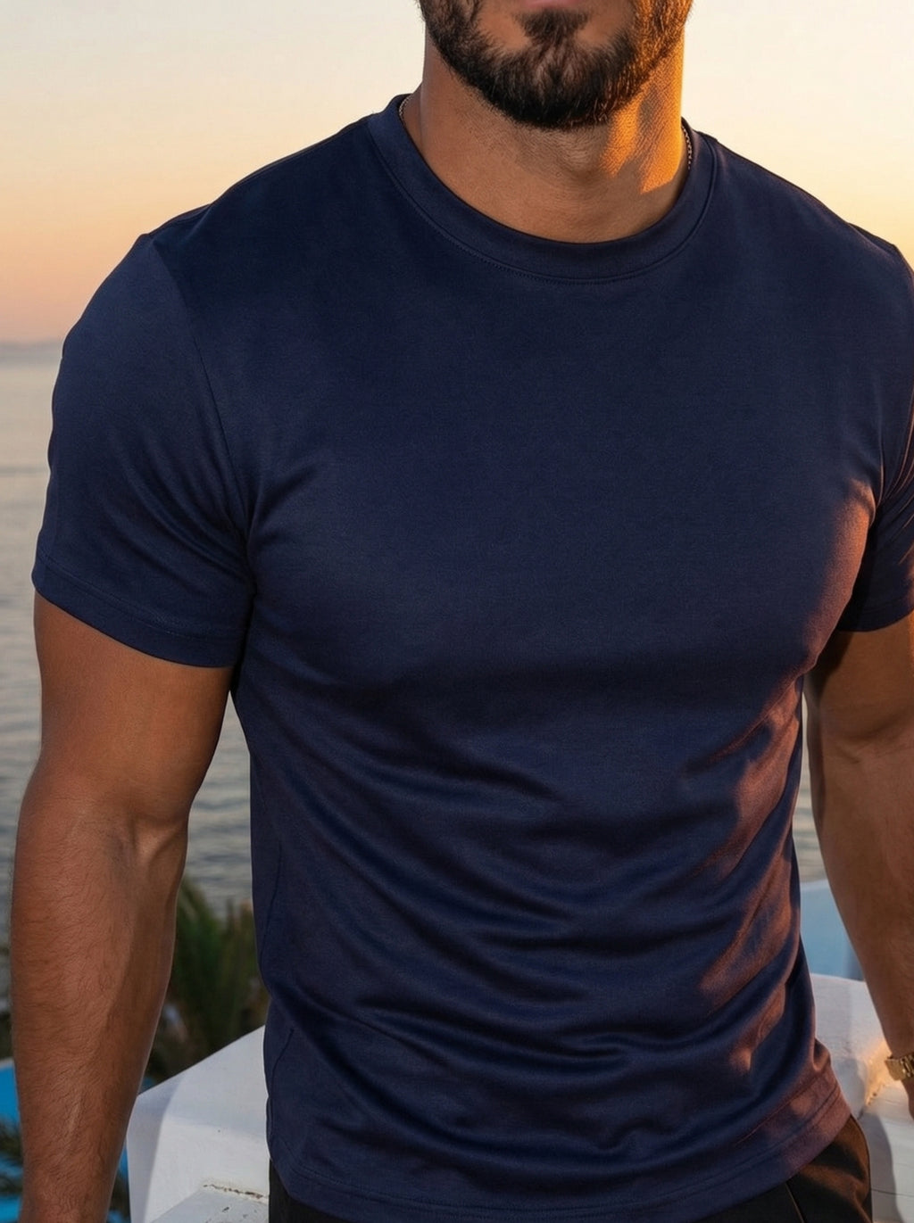 The Essential Tee Midnight Blue
