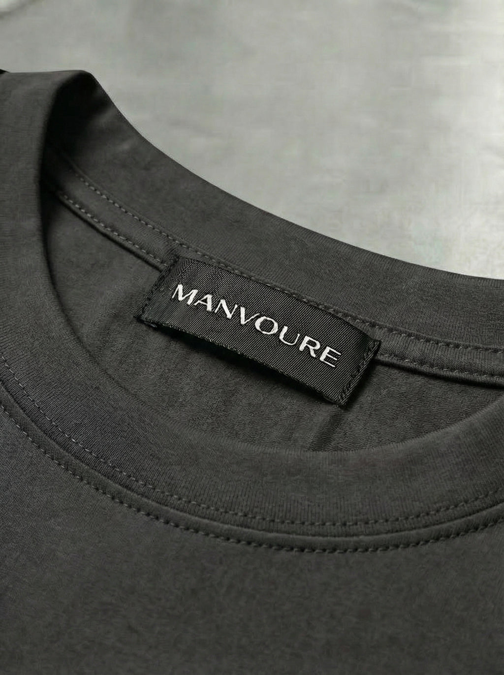 The Essential Tee Stone Grey