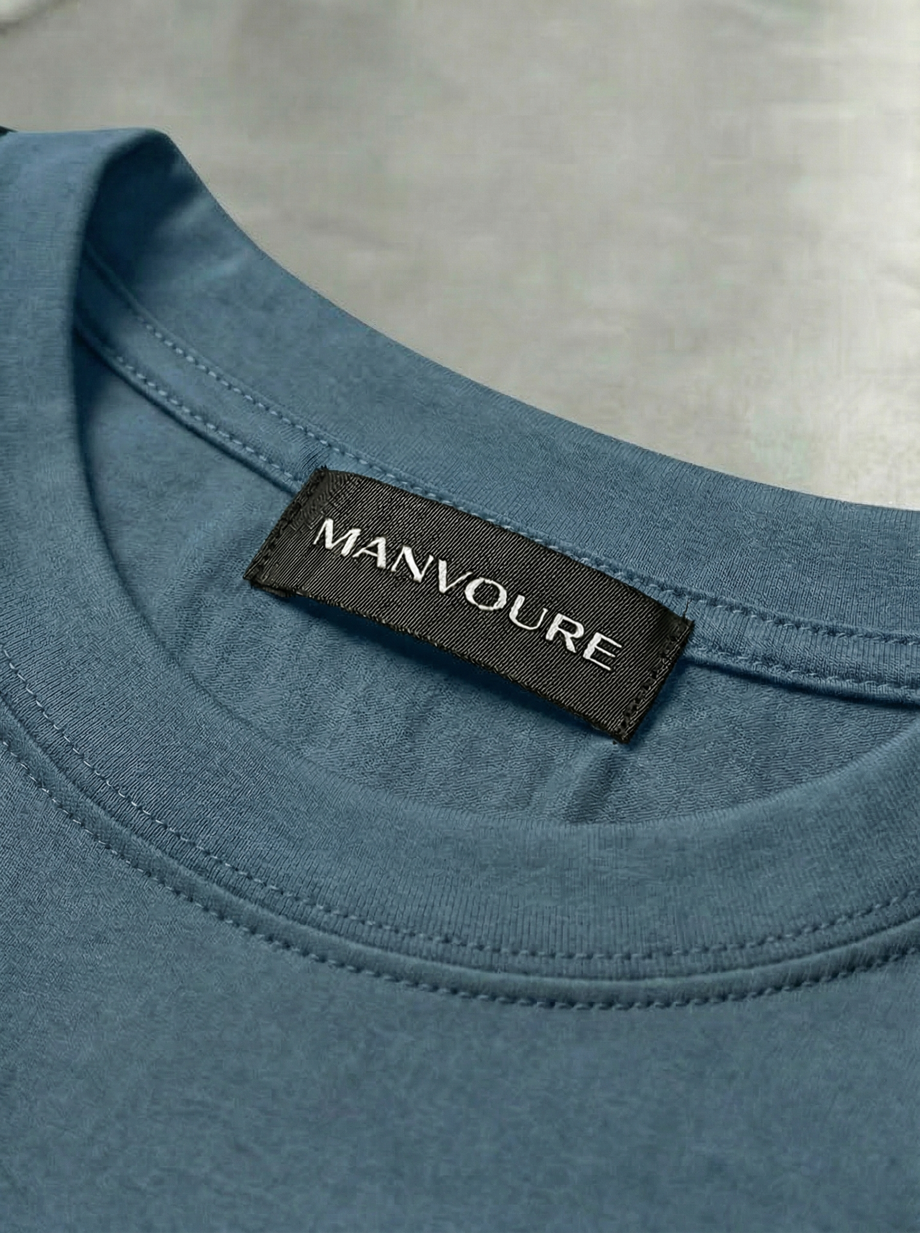 The Essential Tee Steel Blue