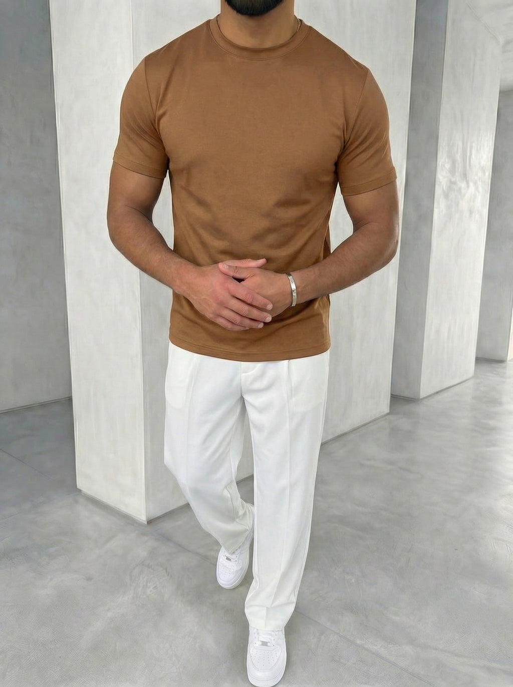 The Essential Tee Amber Brown