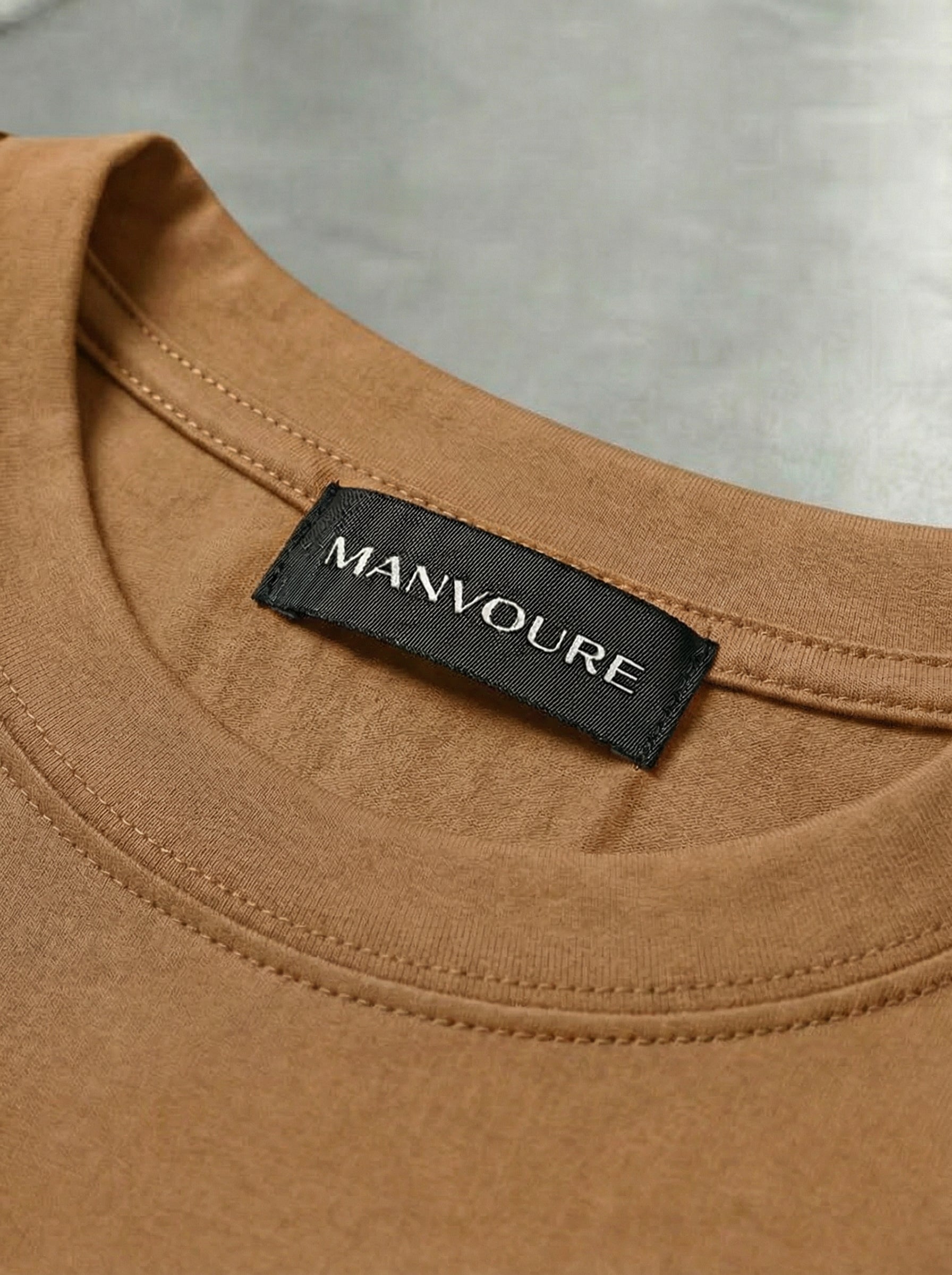 The Essential Tee Amber Brown