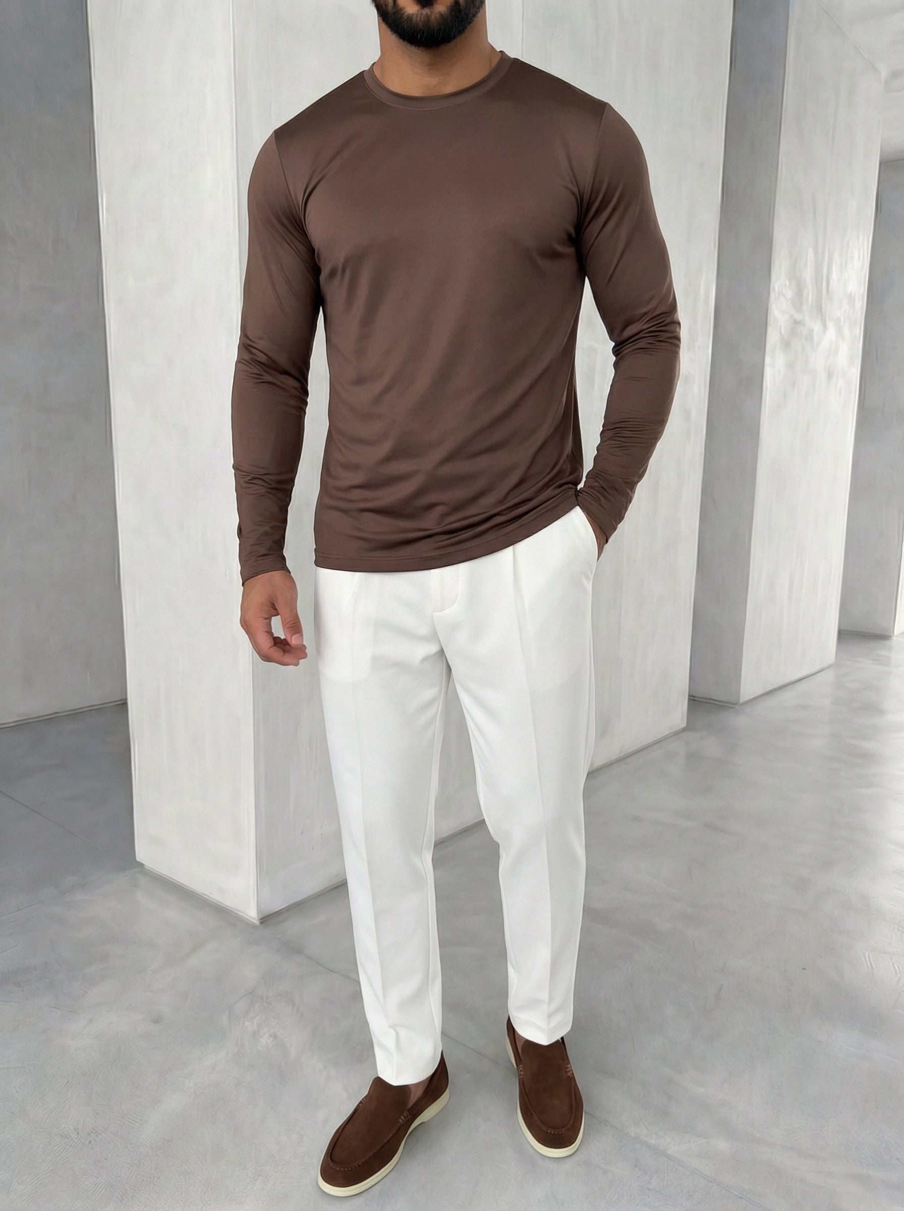 The Essential Sleeve Mocha Brown