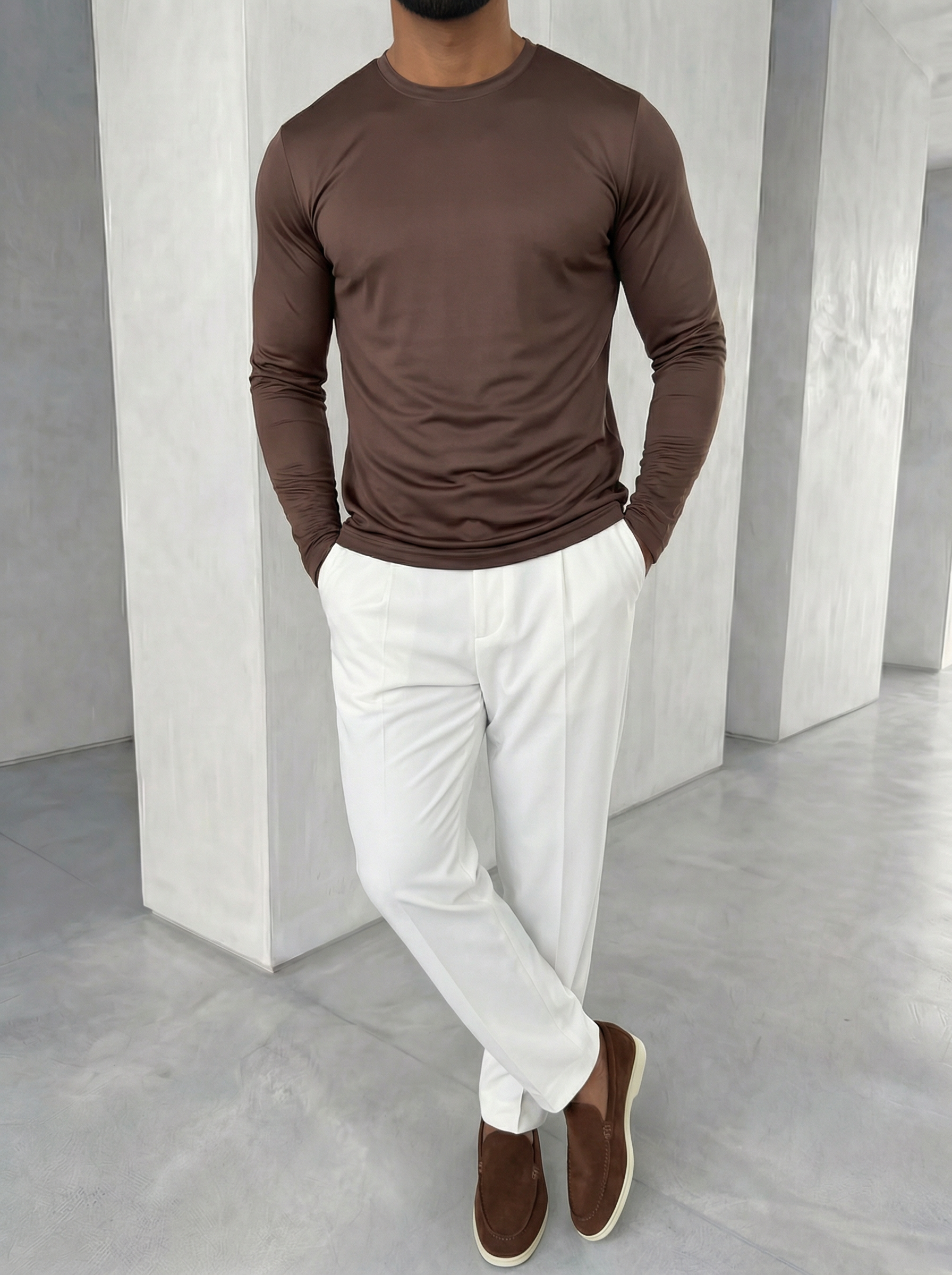 The Essential Sleeve Mocha Brown