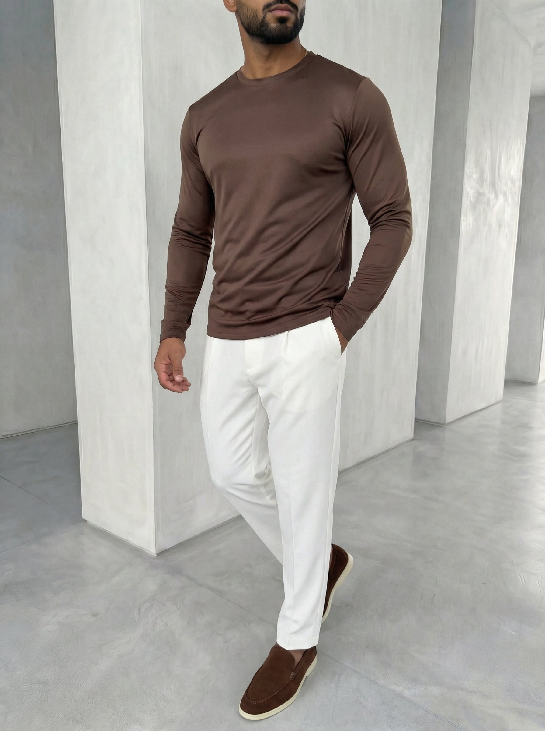 The Essential Sleeve Mocha Brown