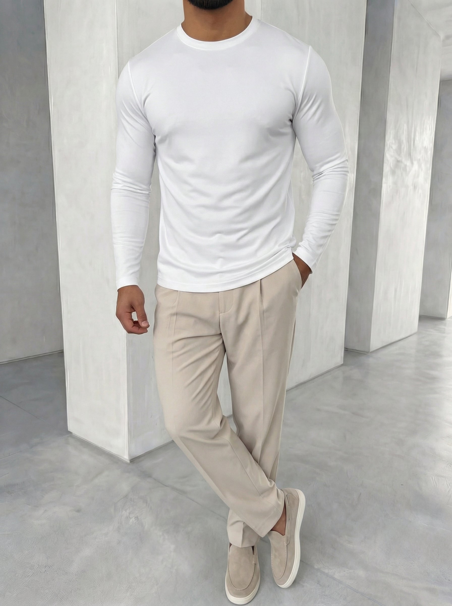 The Essential Sleeve Classic White