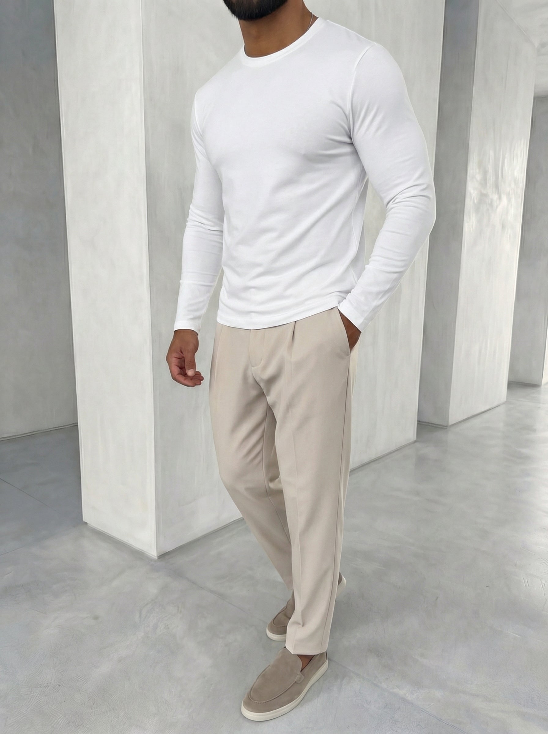 The Essential Sleeve Classic White