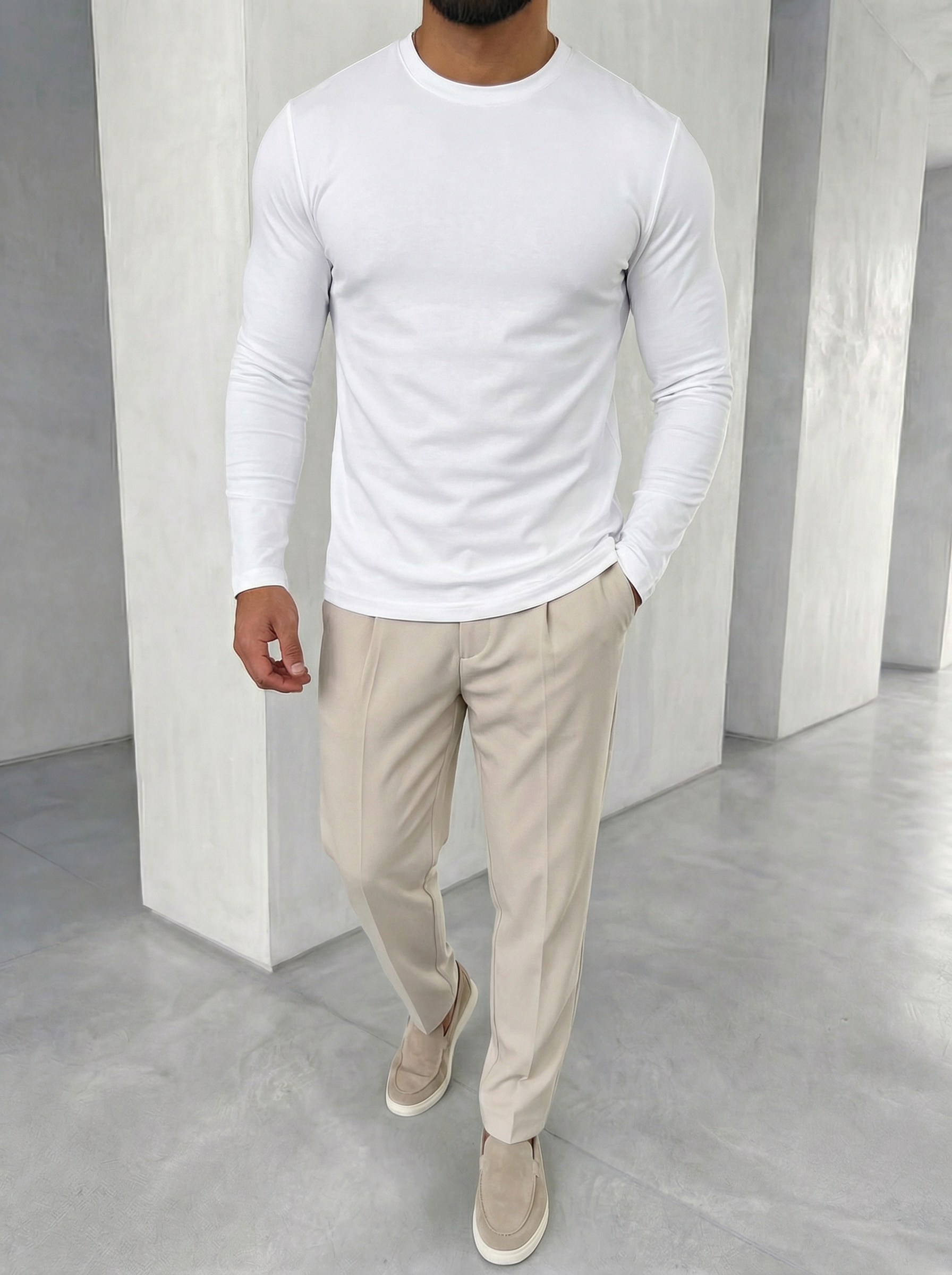 The Essential Sleeve Classic White