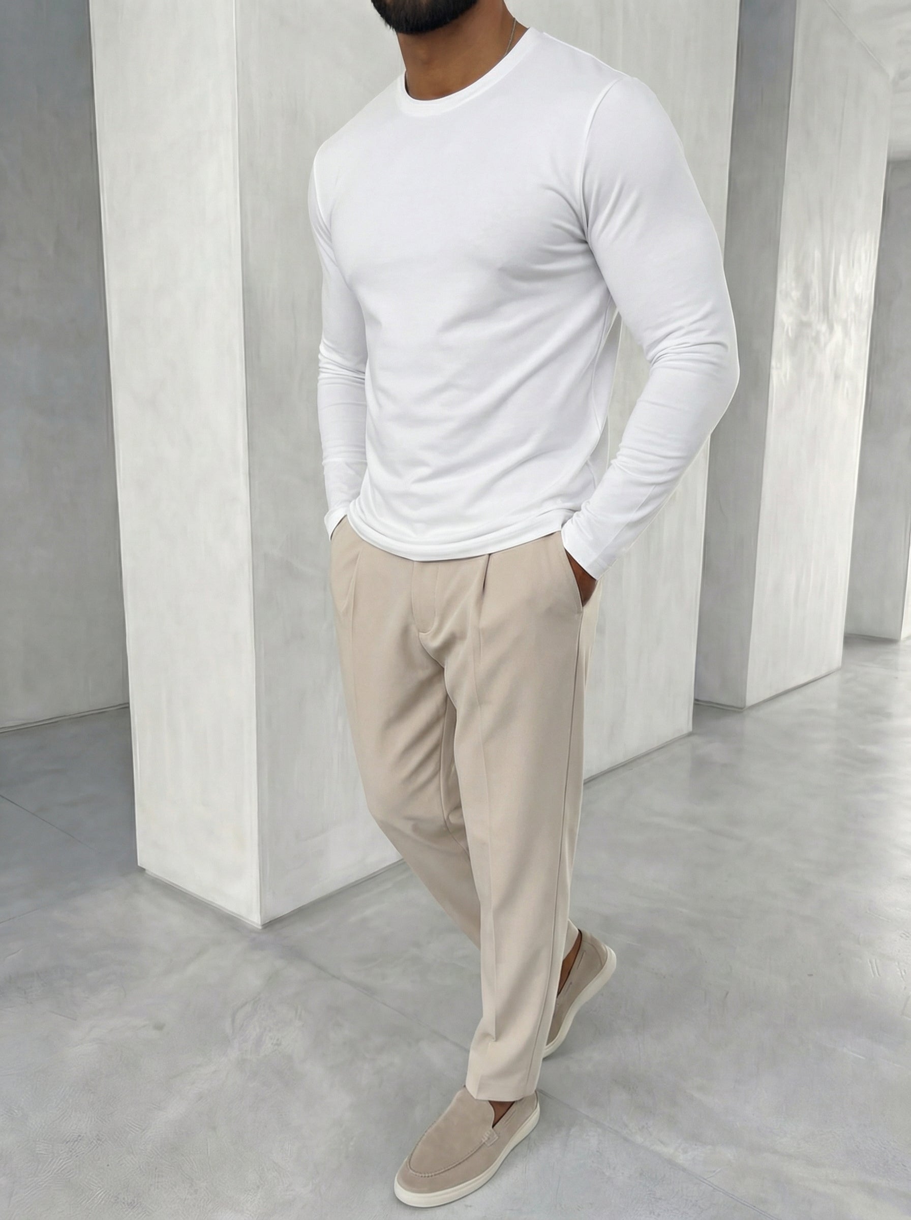 The Essential Sleeve Classic White