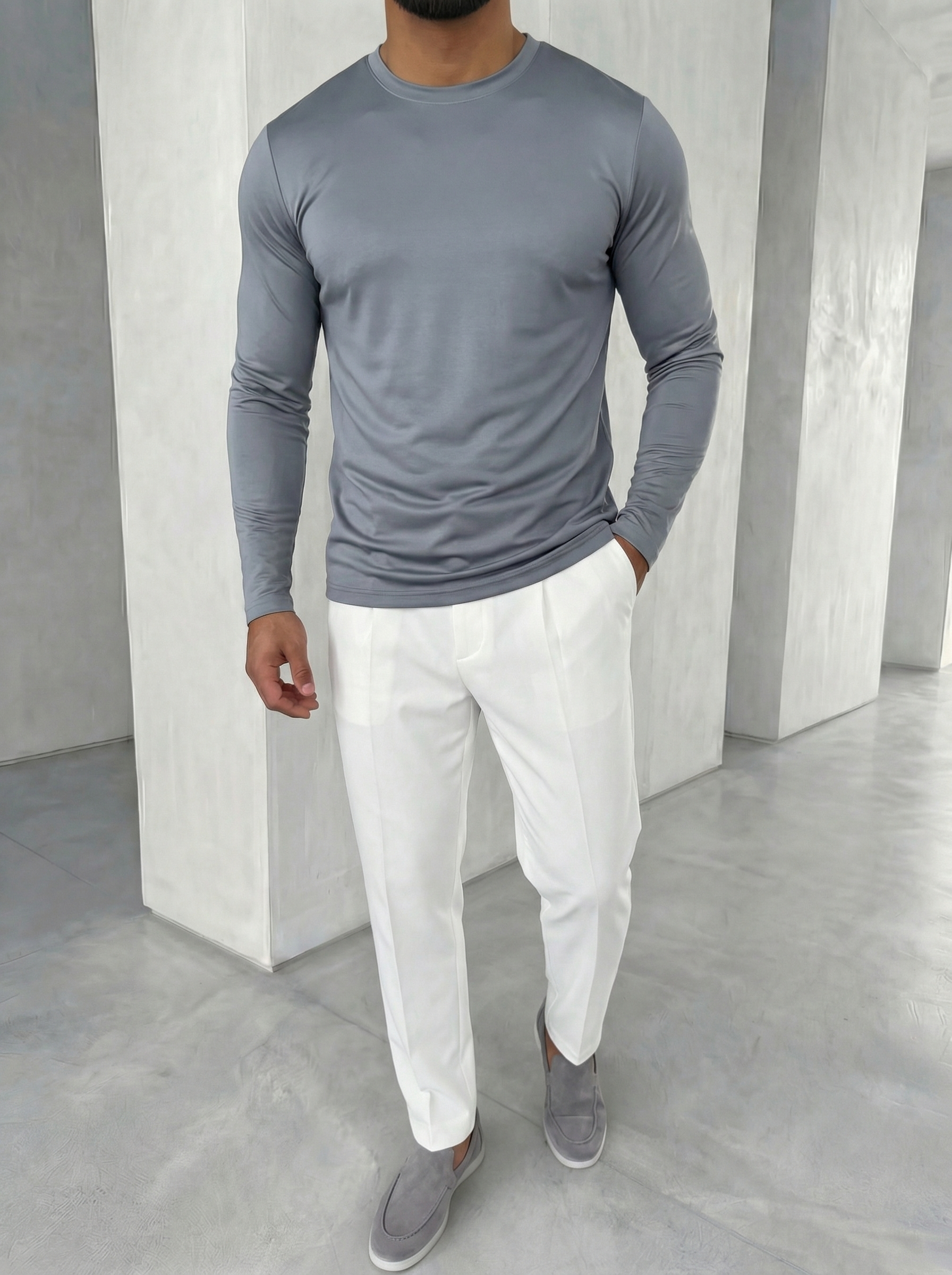 The Essential Sleeve Steel Grey