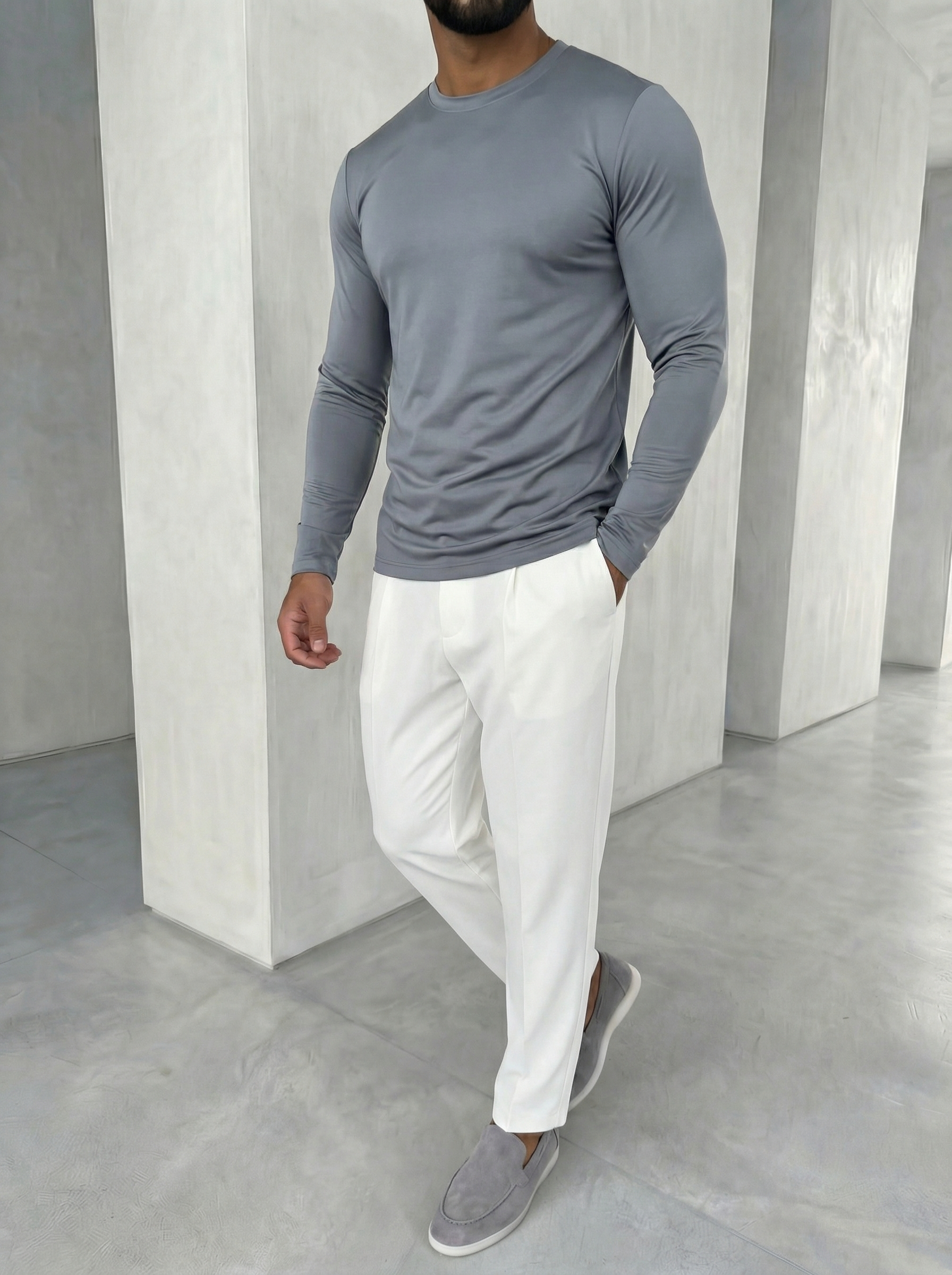 The Essential Sleeve Steel Grey