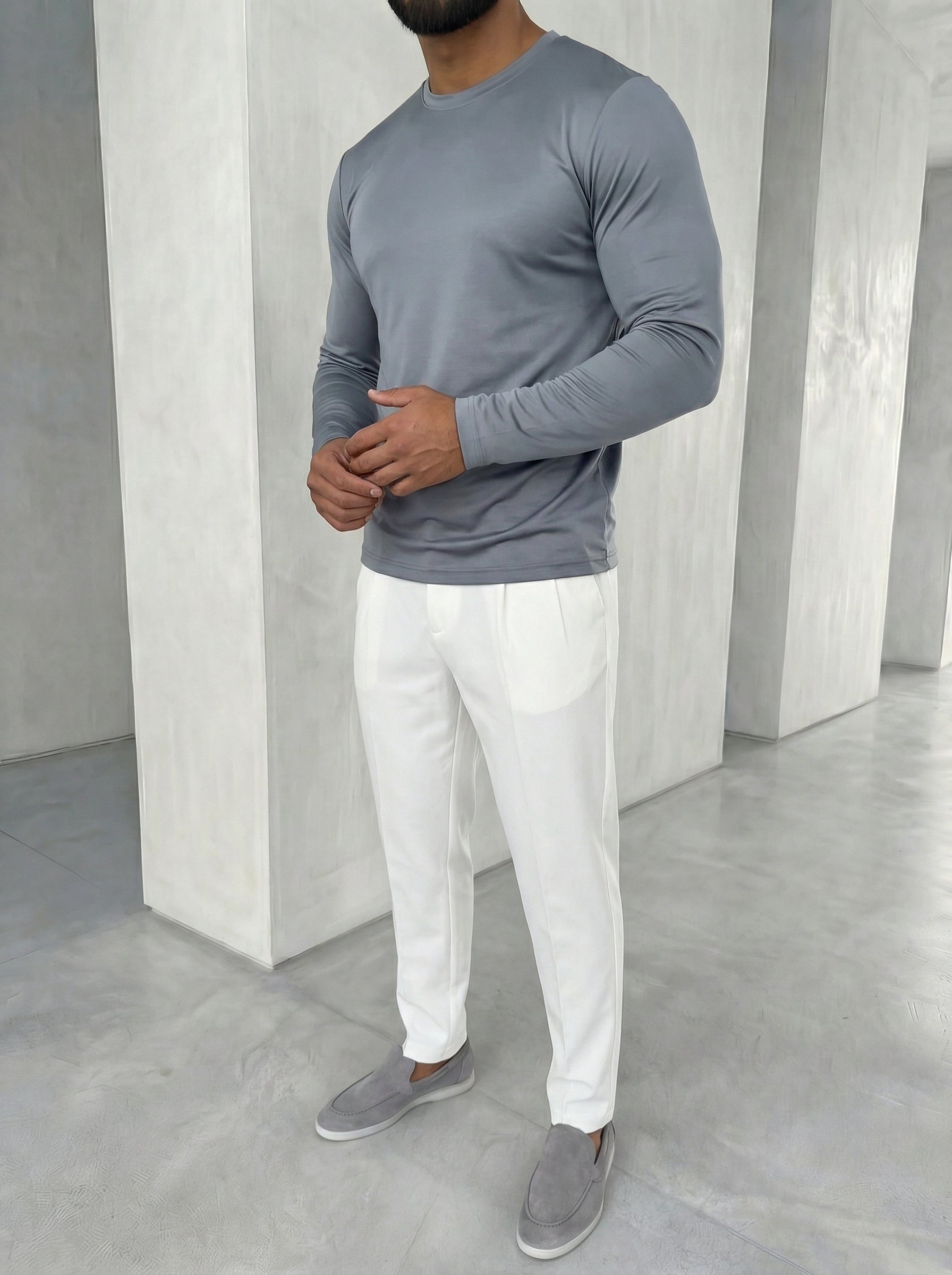 The Essential Sleeve Steel Grey