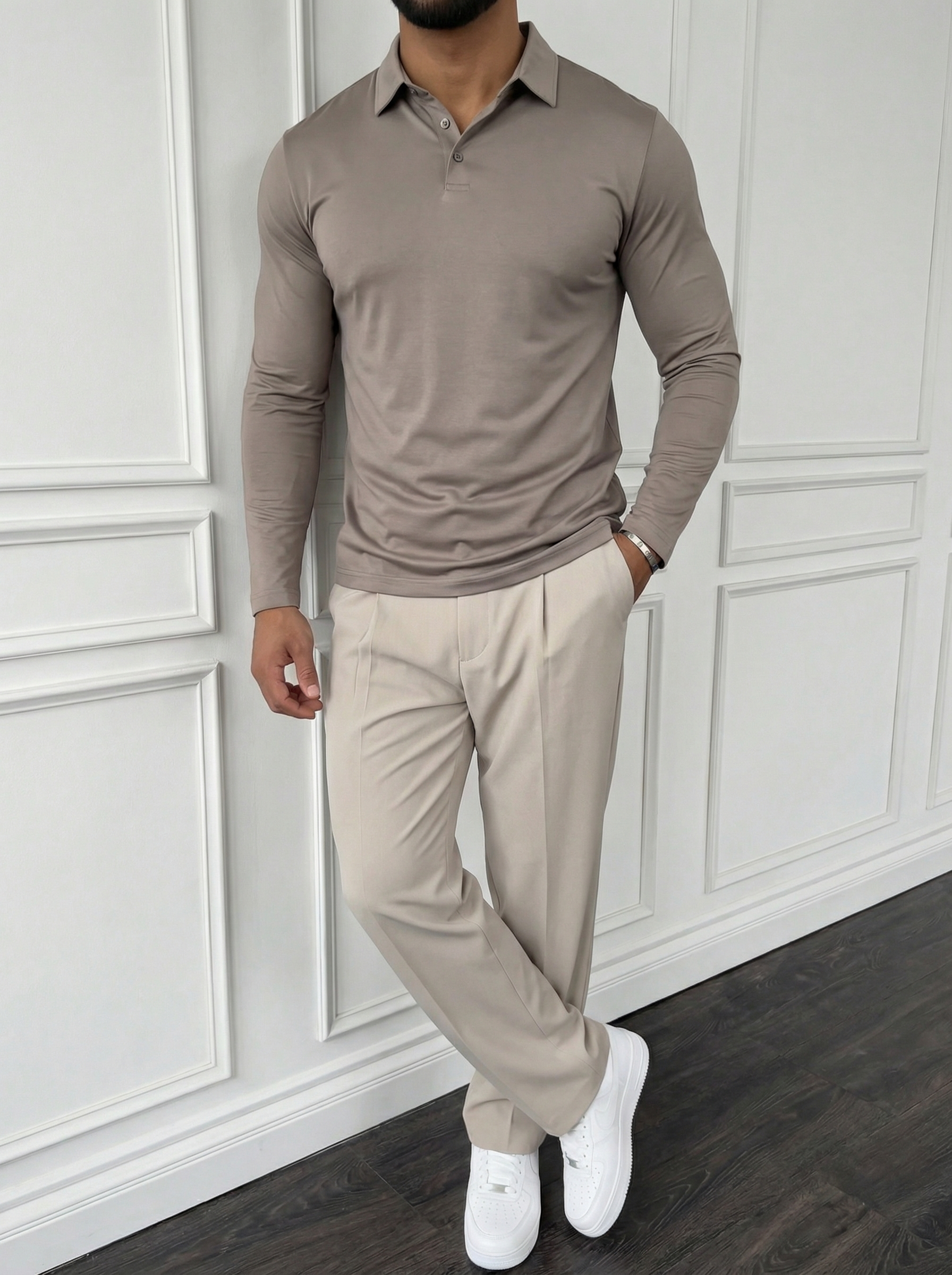 The Essential Polo Desert Beige
