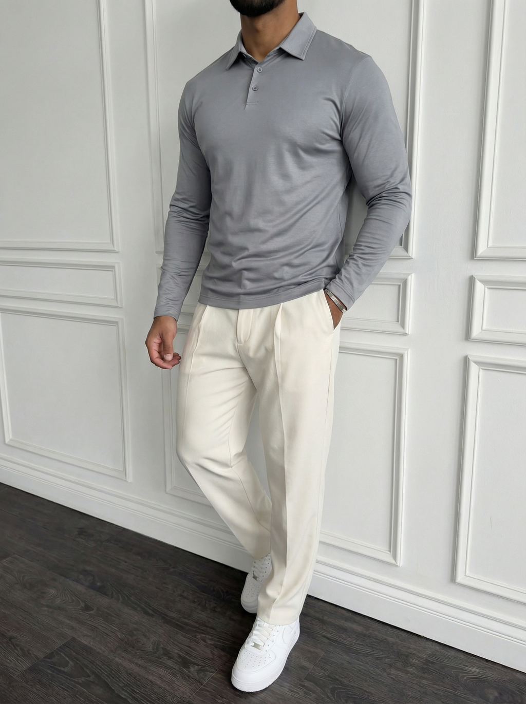 The Essential Polo Steel Grey