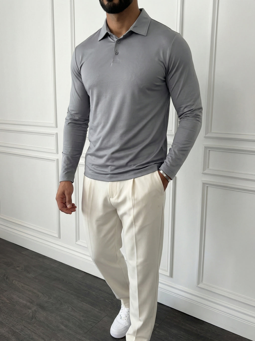 The Essential Polo Steel Grey