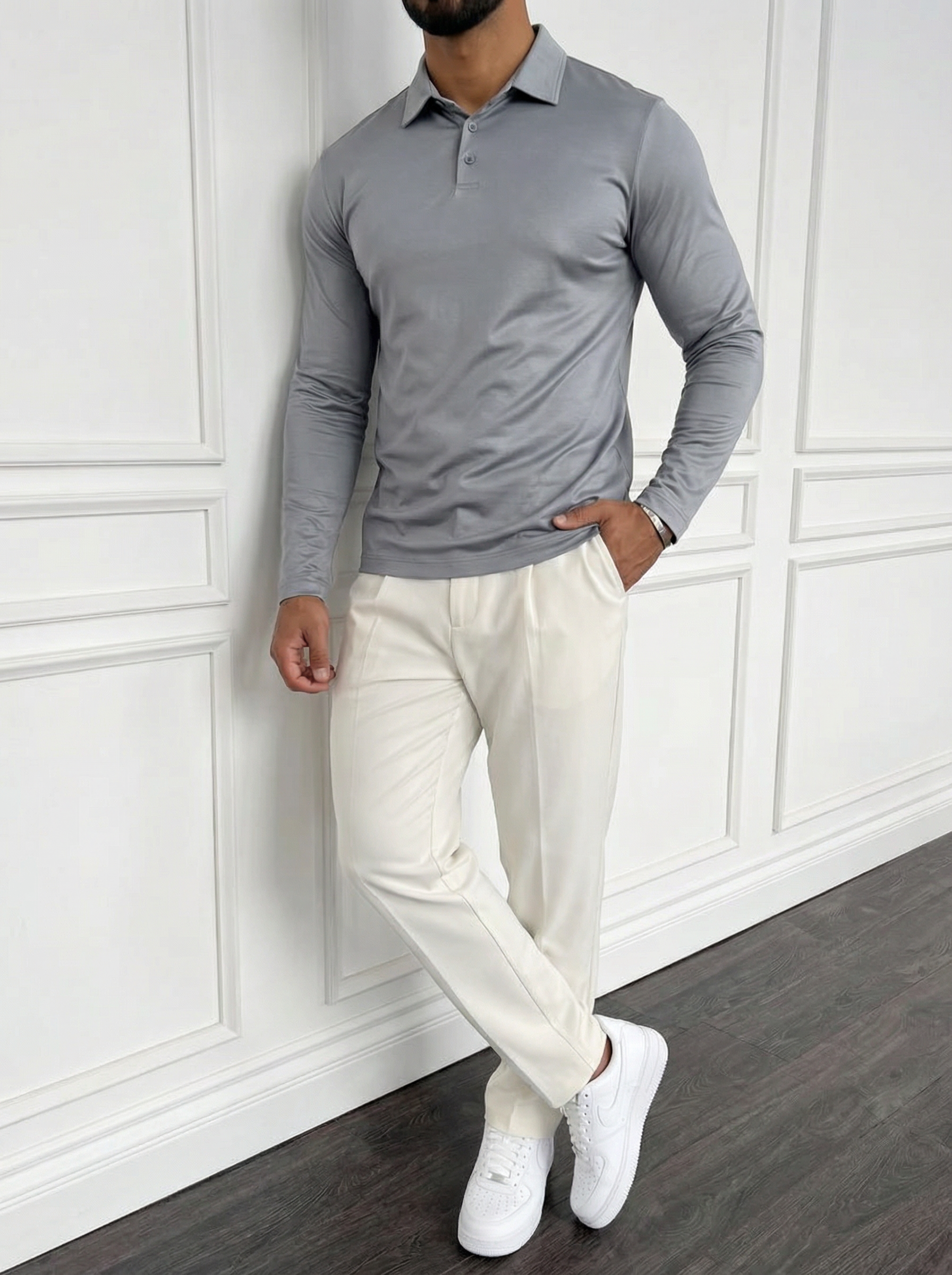 The Essential Polo Steel Grey