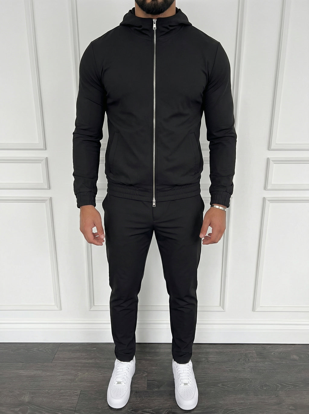 The Hooded Motion Set Jet Black