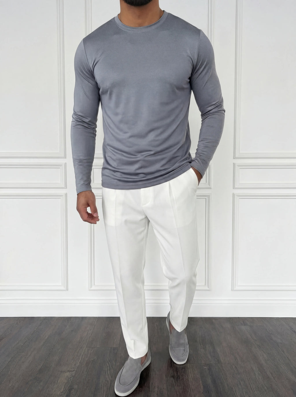 The Essential Sleeve Steel Grey