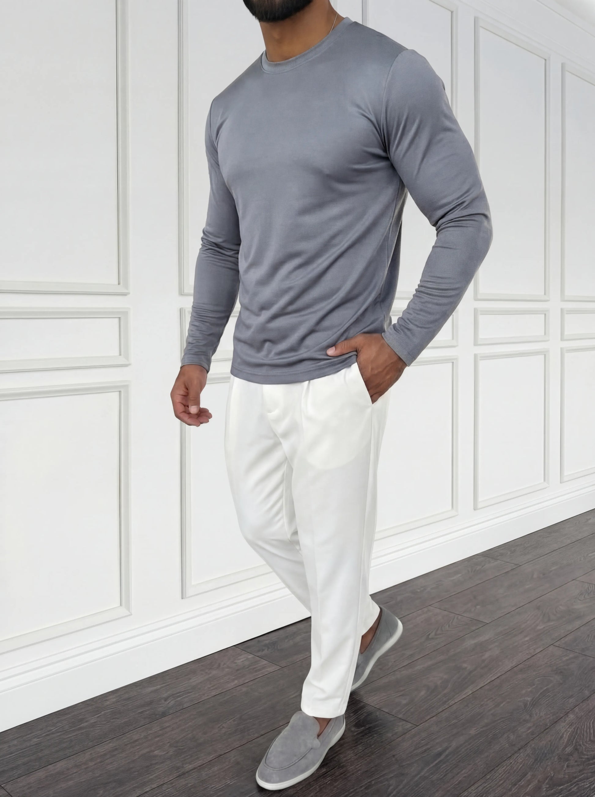 The Essential Sleeve Steel Grey