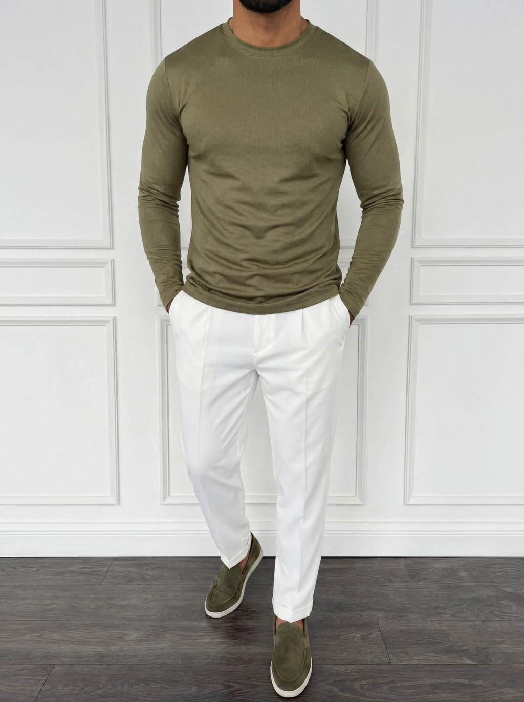 The Essential Sleeve Olive Green