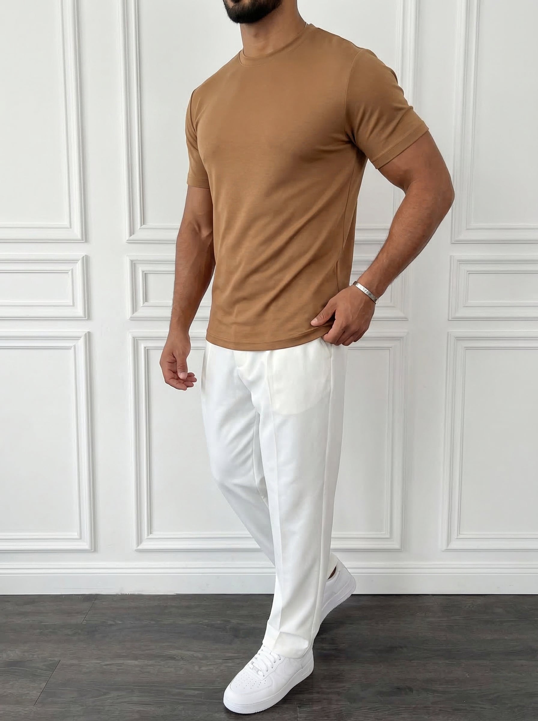 The Essential Tee Amber Brown
