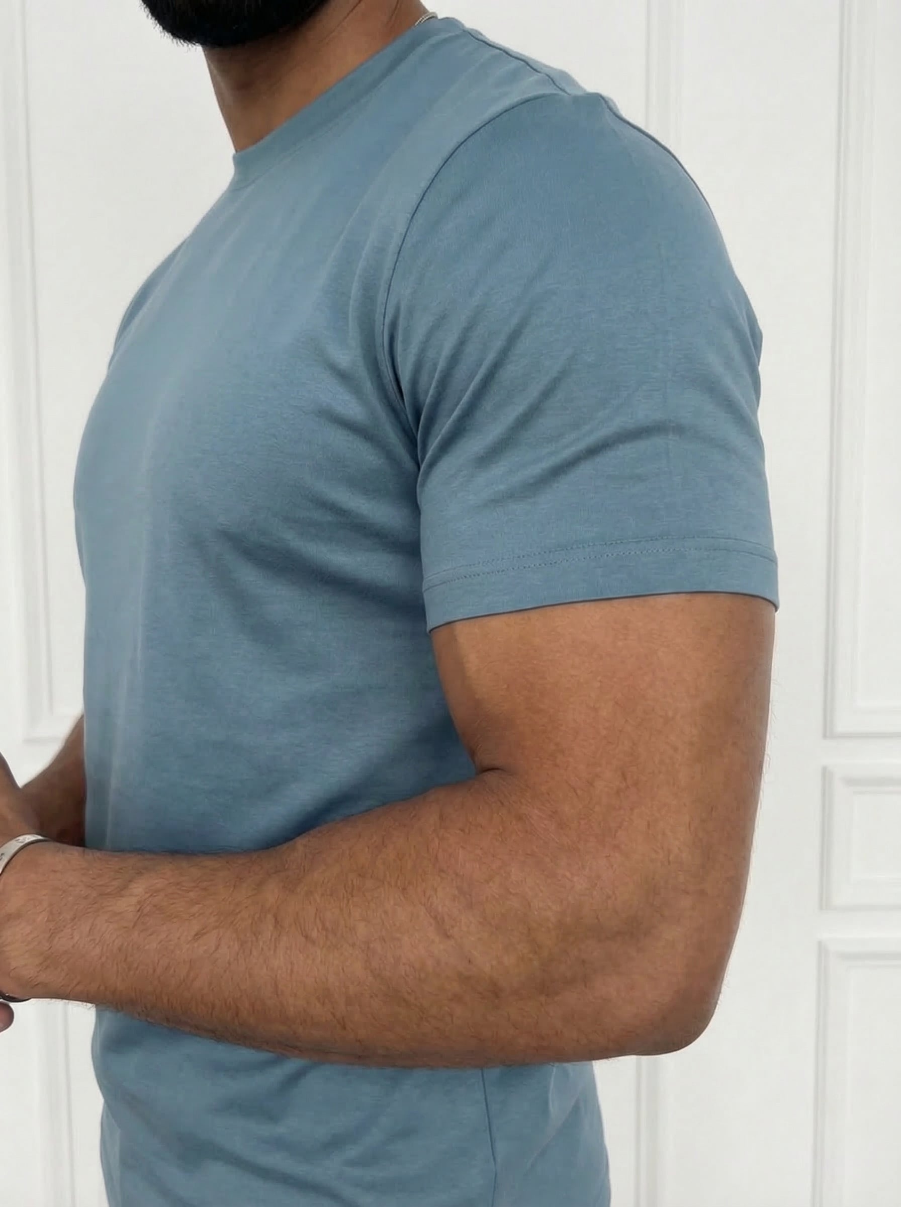 The Essential Tee Steel Blue